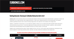 Desktop Screenshot of eurbonus.com